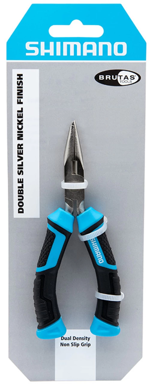 Shimano Brutas Silver Nickel 5in Split Ring Pliers 2 Shimano Brutas Silver Nickel 5in Split Ring Pliers - Image 2