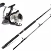 Shimano BTR8000OC Baitrunner OC Reel / Ande ATS-5701A MH Spin Combo