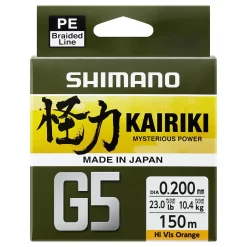 Braid Shimano Kairiki G5 150m